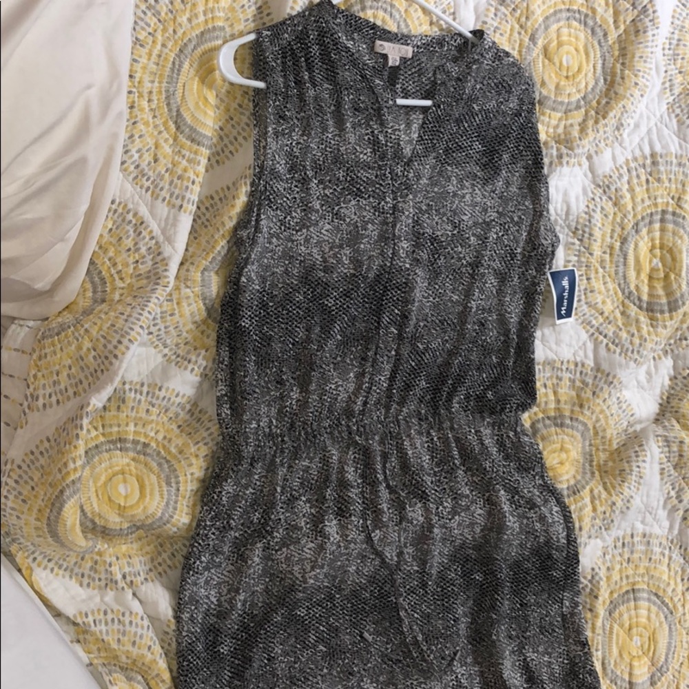 Snake skin patten dress